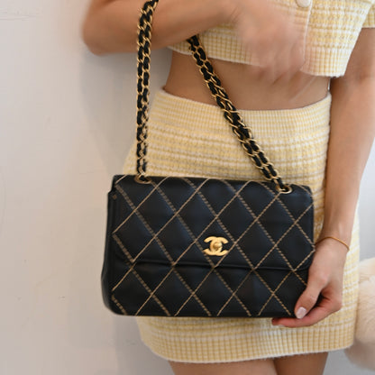 Chanel Wild Stitch Flap Chain Bag