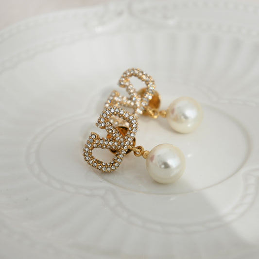 Valentino Garavani VLogo Signature Pearl Earrings