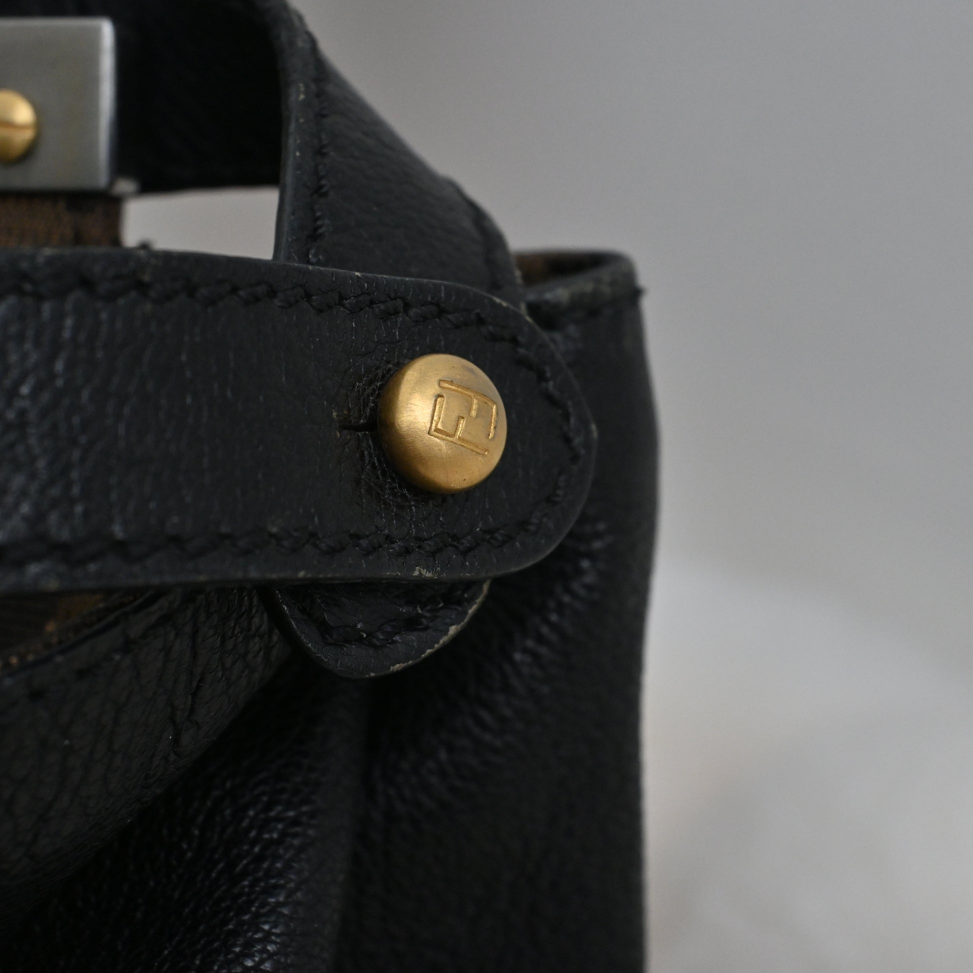 Fendi Large Peekaboo Zucca Monogram Lining – Leluxe Vintage