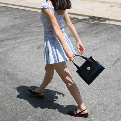 Celine Vintage Star Ball Calf Leather Handbag