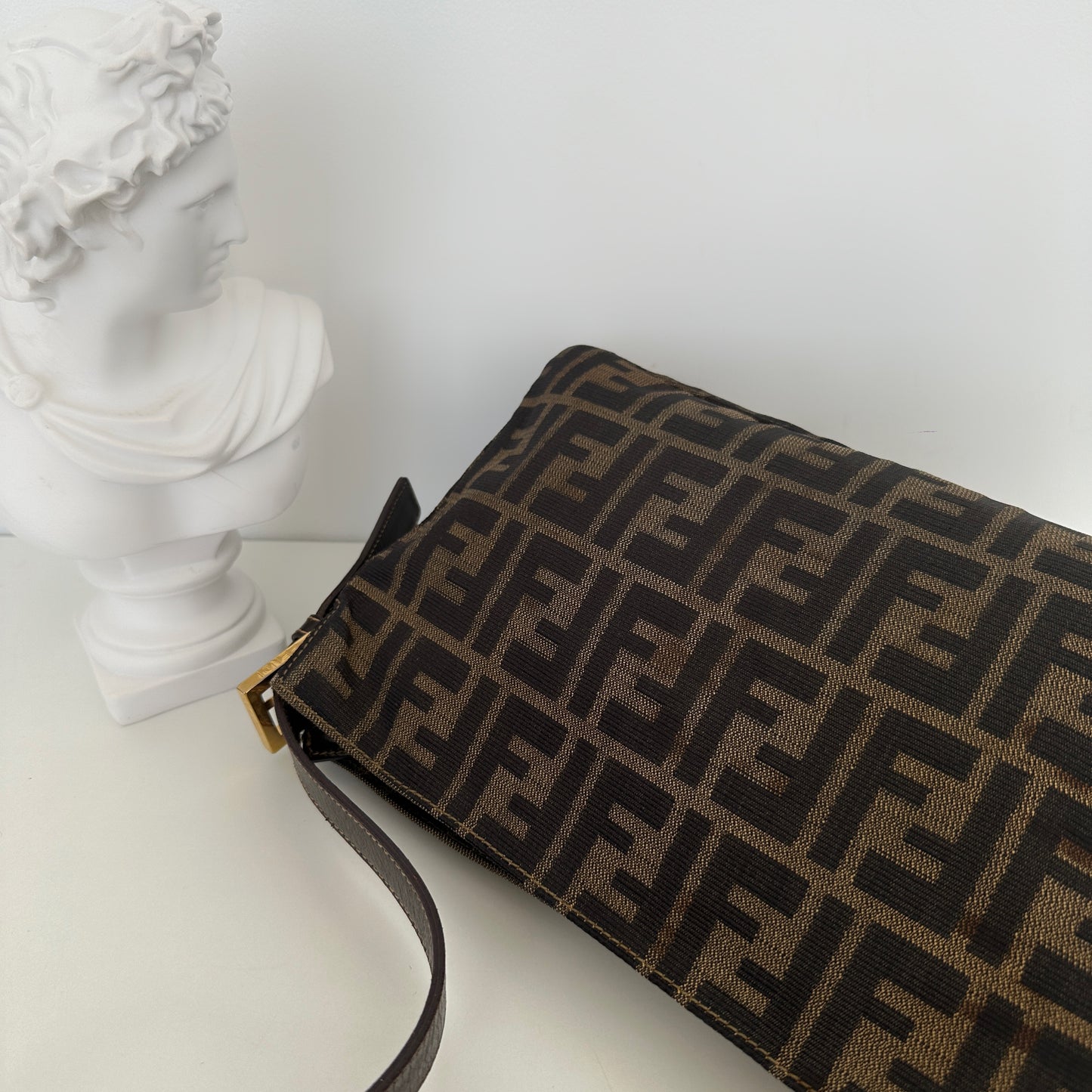 Fendi Zucca Monogram Shoulder Bag