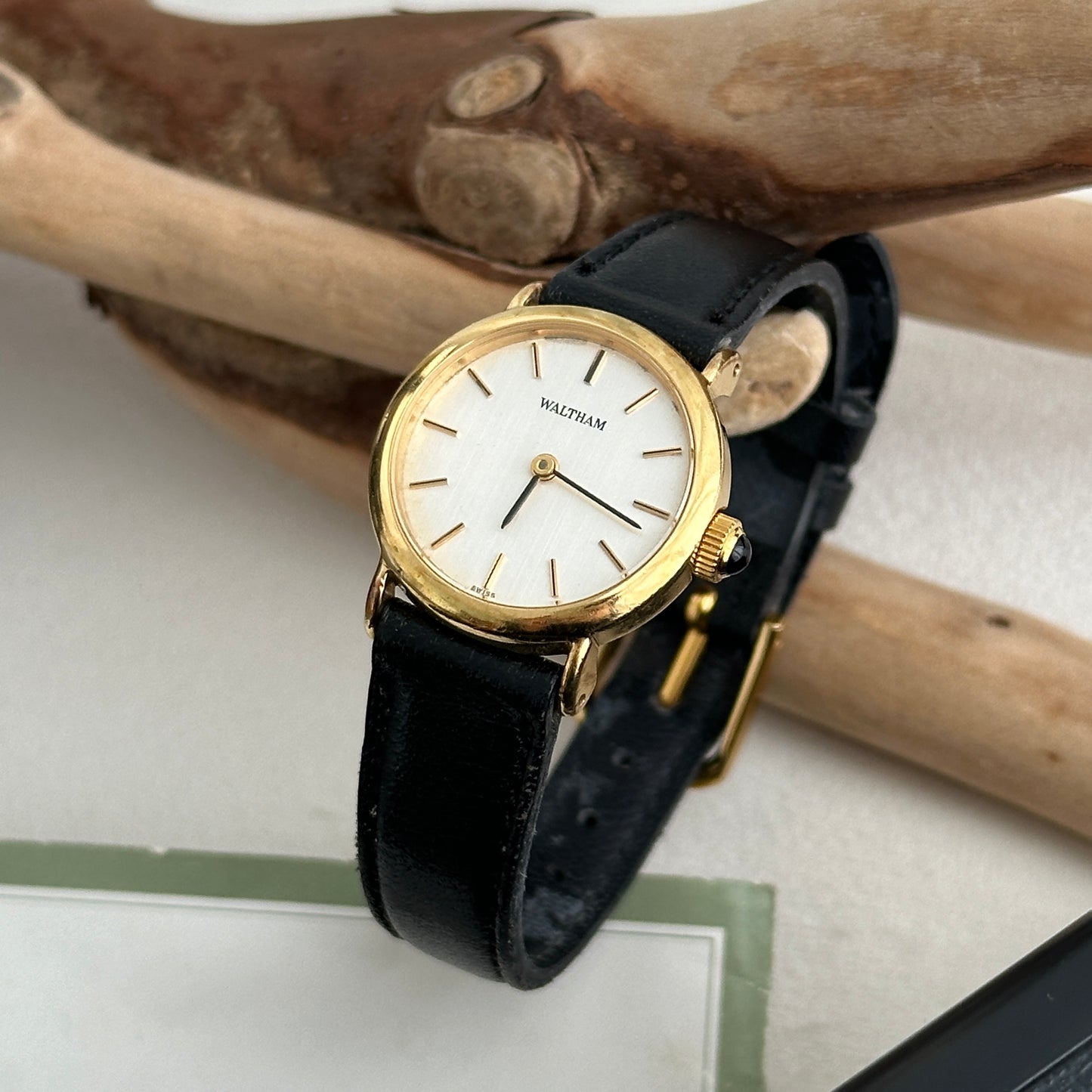 Waltham White Dial Watch