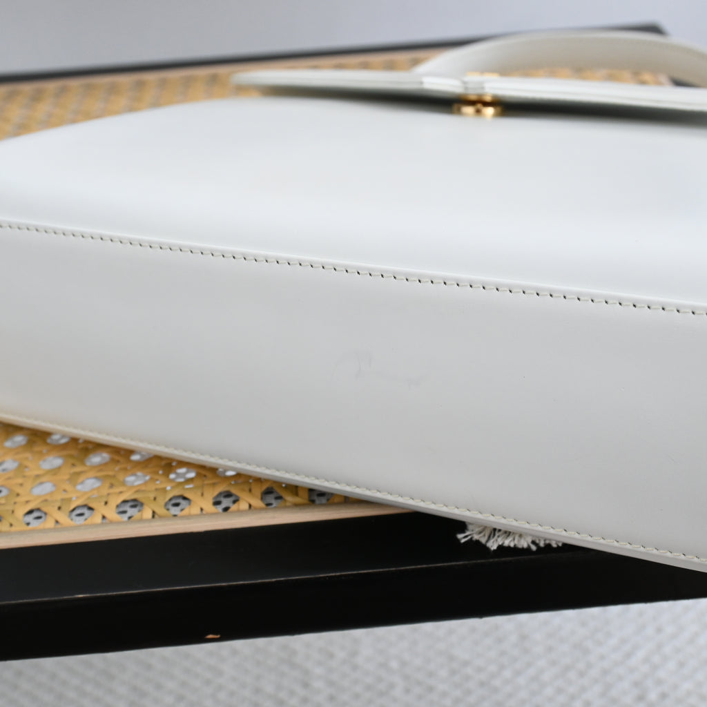 Givenchy Kelly White Calfskin