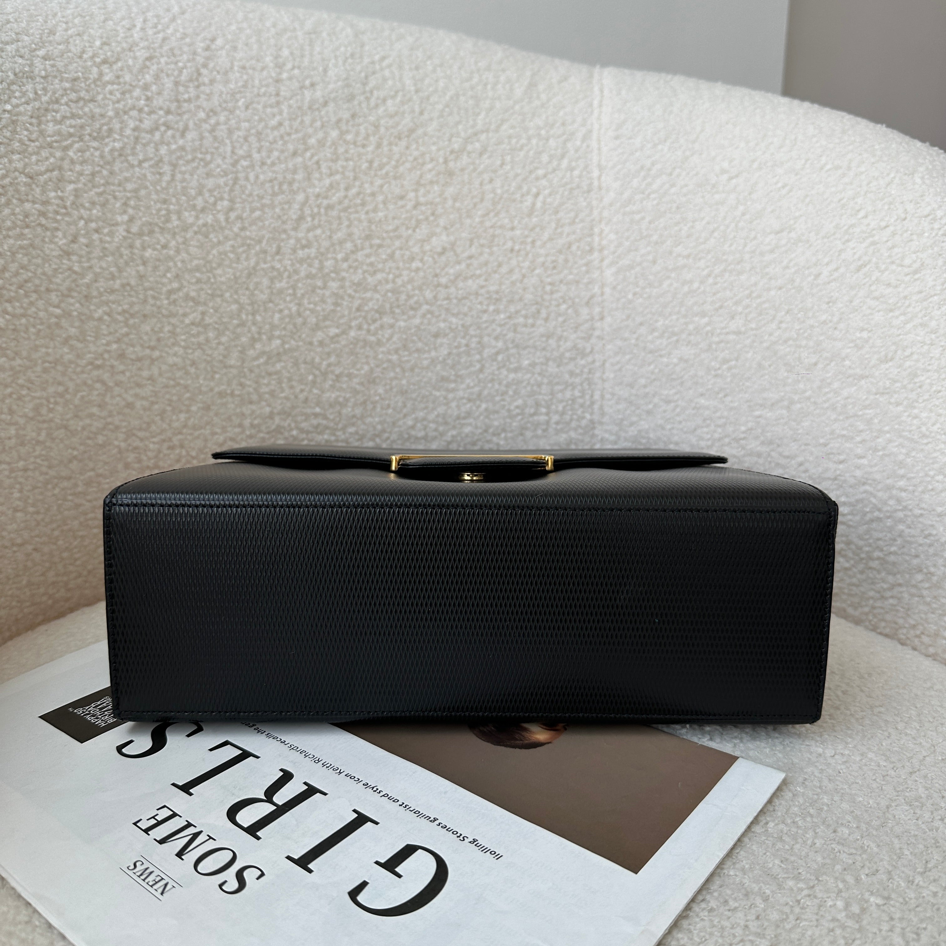 Yves Saint Laurent YSL Black Leather Shoulder Bag – Leluxe Vintage