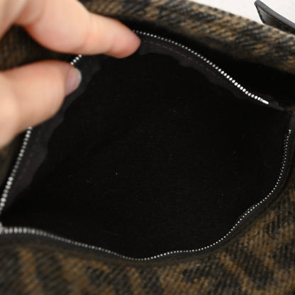 Fendi Zucca Baguette Wool Brown Monogram