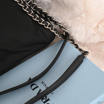Prada Nylon Chain Shoulder Bag