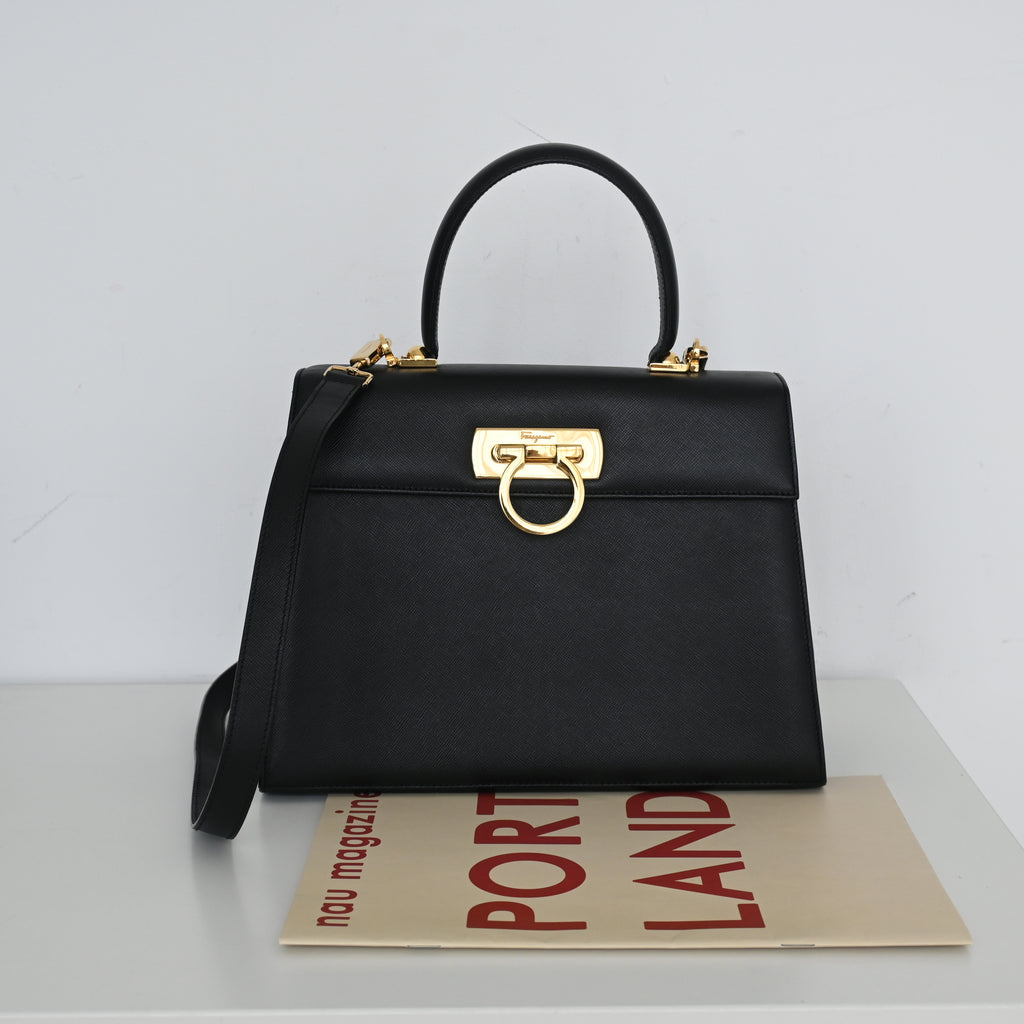 Salvatore Ferragamo Gancini Medium Kelly