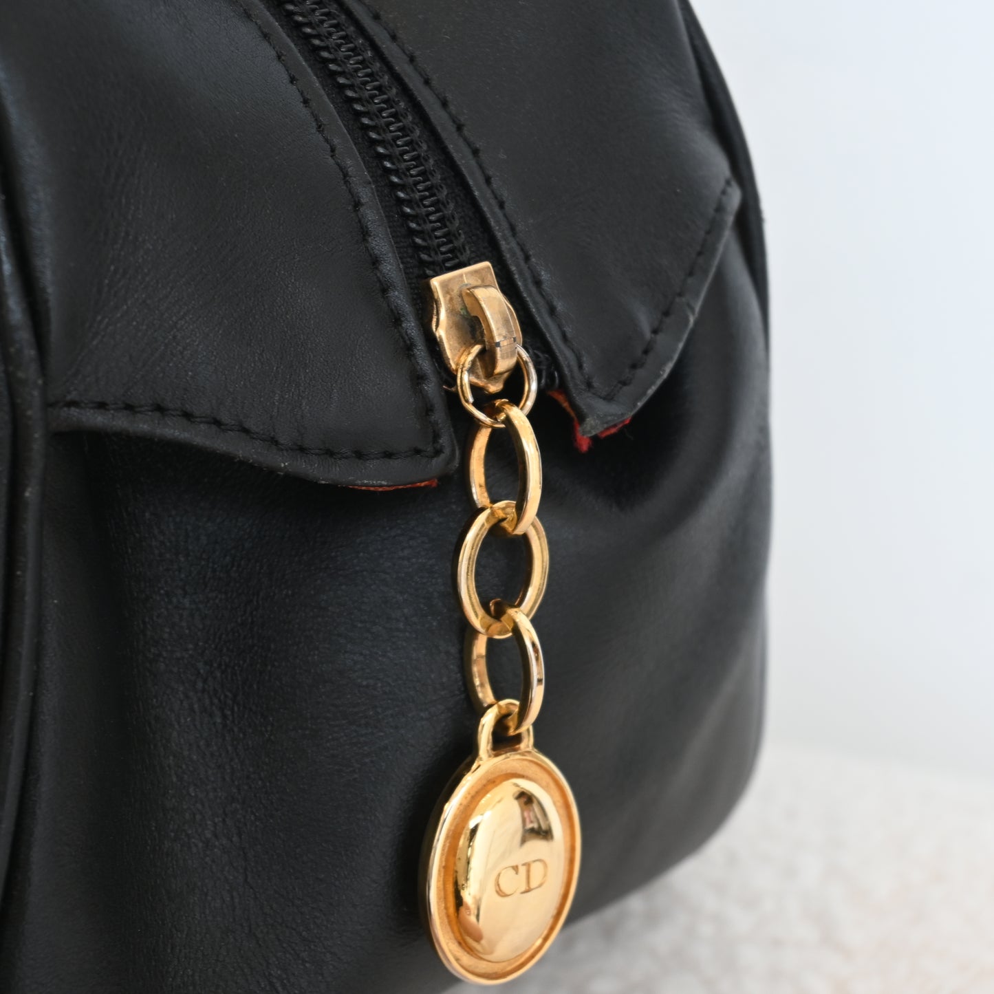 Christian Dior Bowling Bag with Dior Charm
