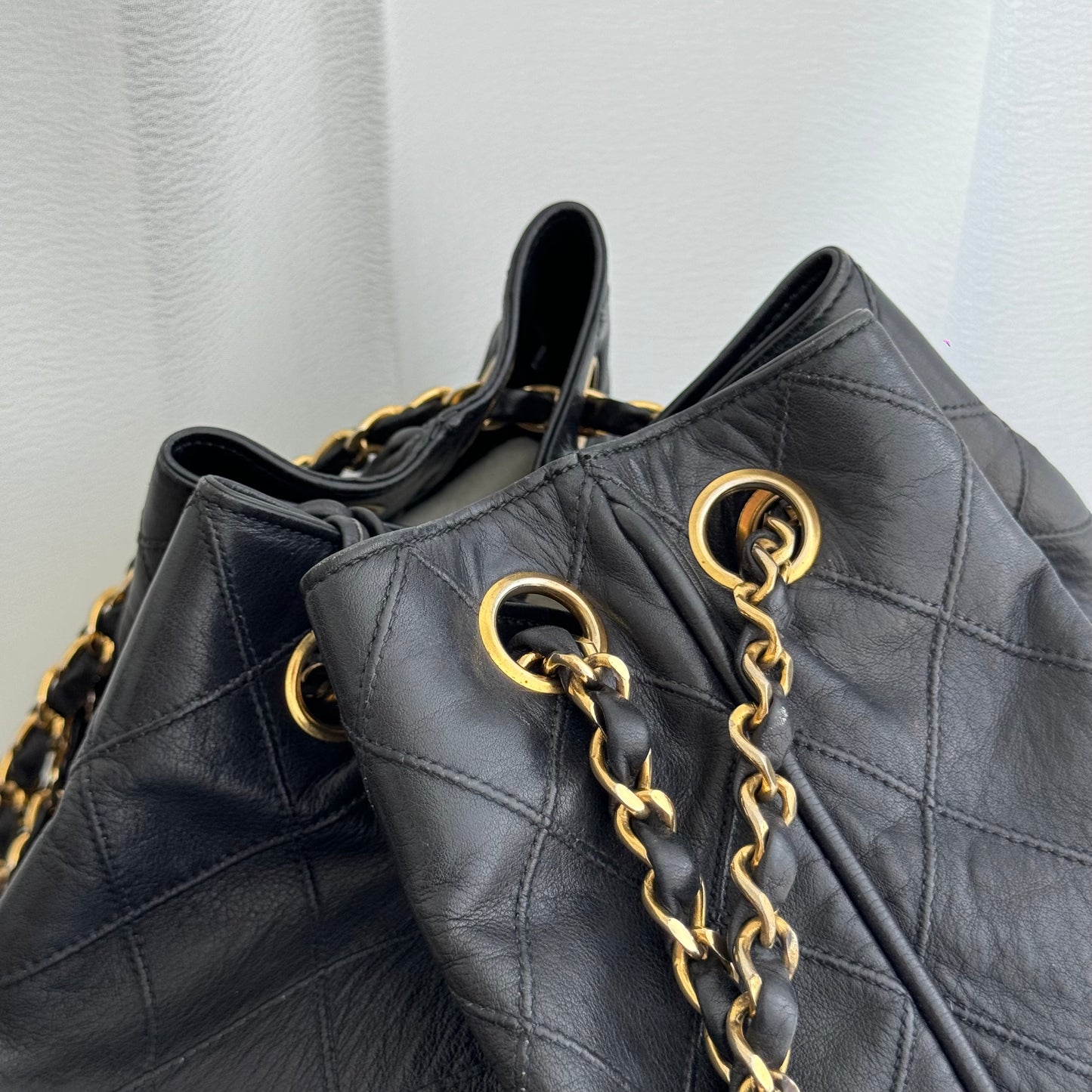 Chanel Bucket Bag Lambskin Vintage