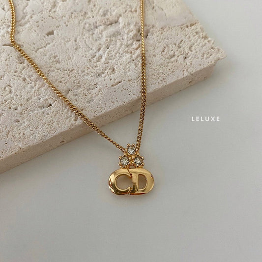 Dior Necklace with Rhinestones - Leluxe Vintage Sdn. Bhd.