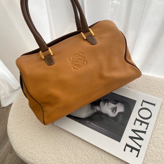 Loewe Anagram Logo Leather