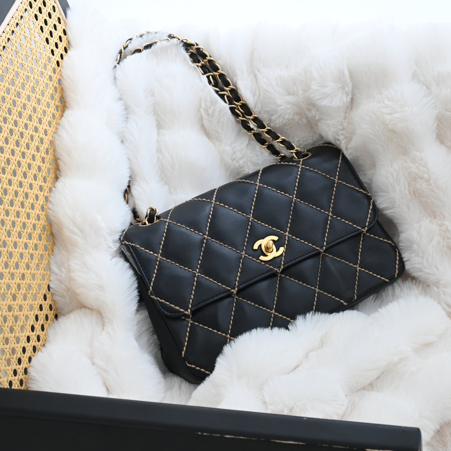 Chanel Wild Stitch Flap Chain Bag