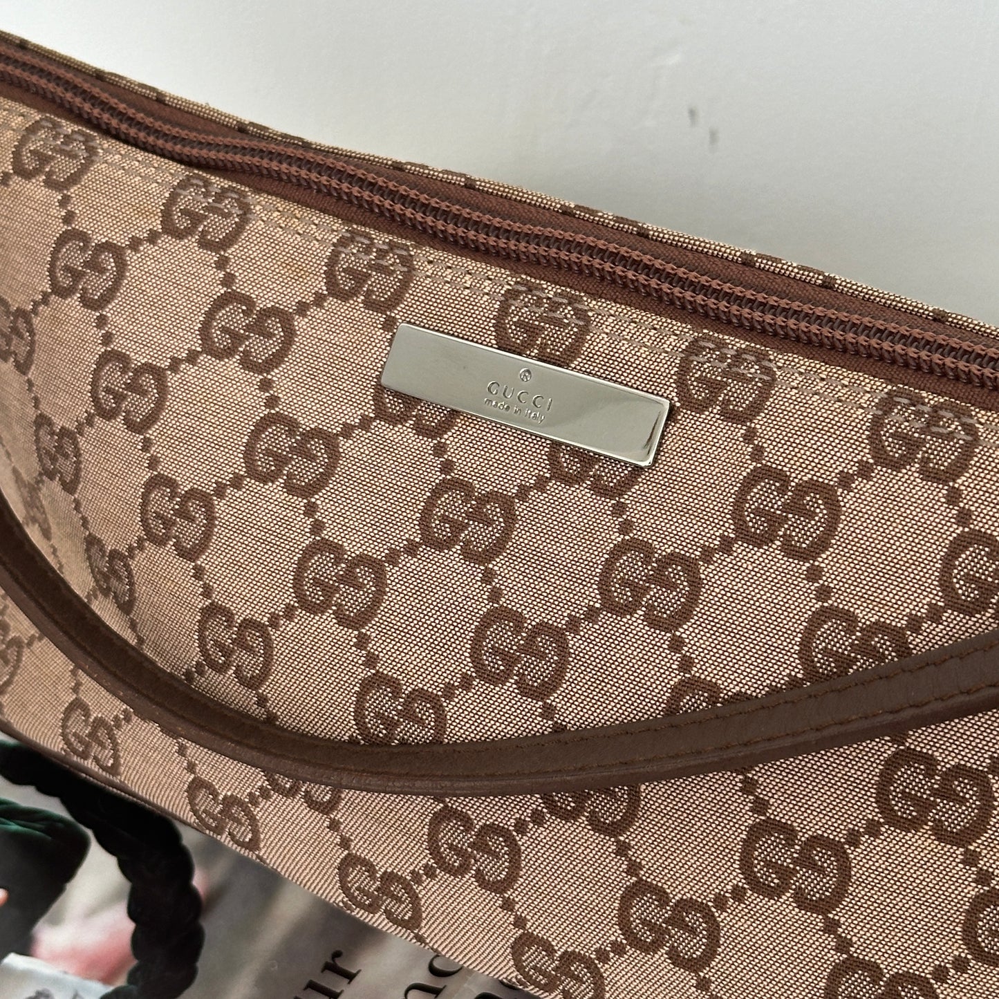 Gucci GG Boat Pochette Canvas