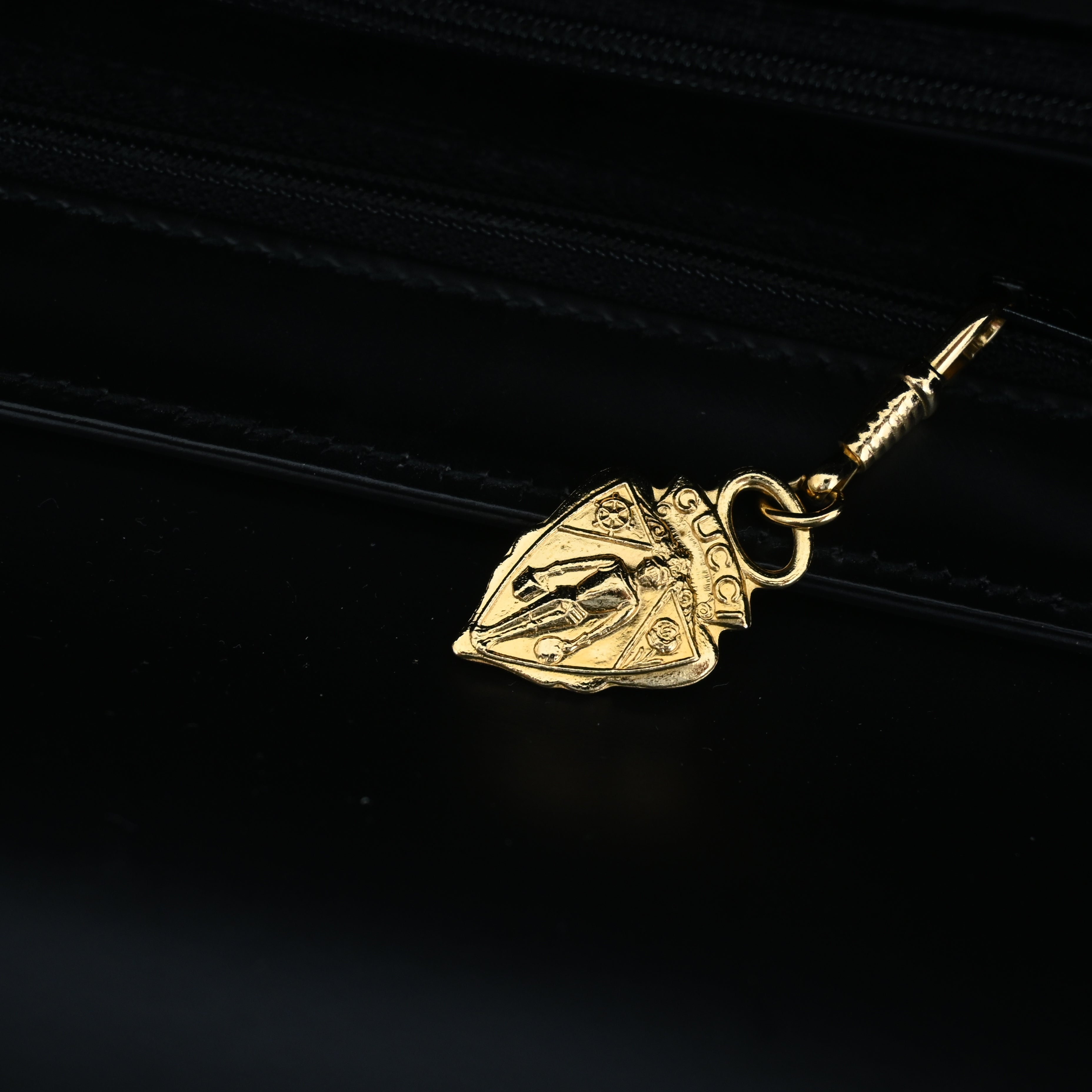 Old Gucci Turnlock Top Handle Handbag