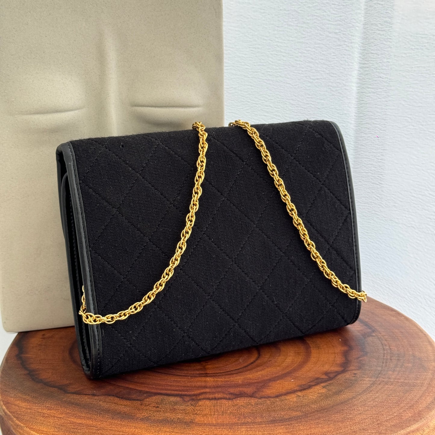 Chanel Matelasse Cotton Jersey Chain Bag