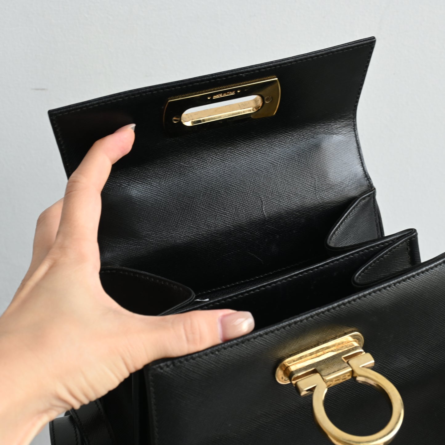 Salvatore Ferragamo Small Gancini Kelly