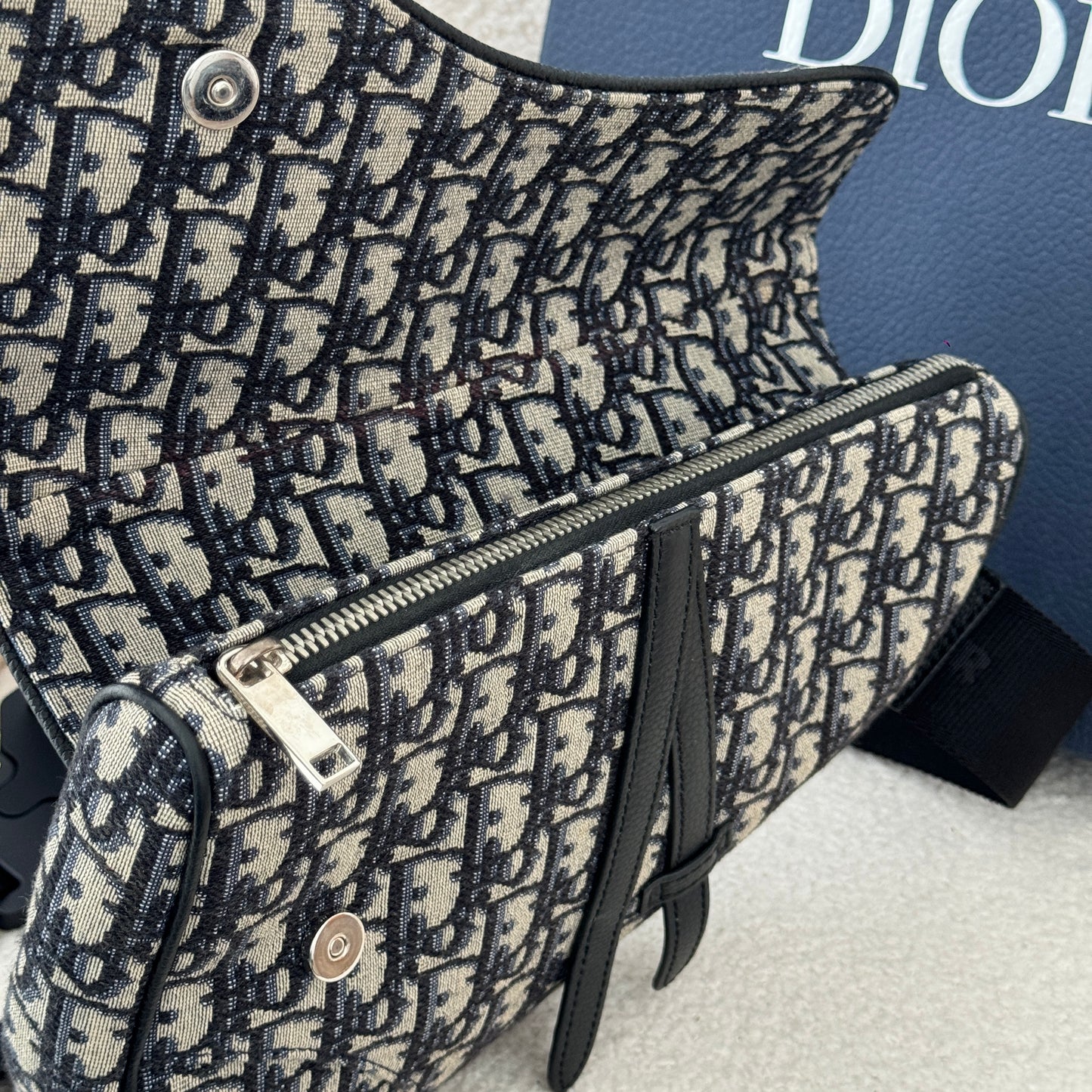 Dior Jacquard Oblique Saddle