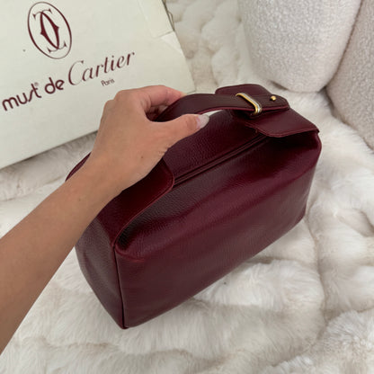 Must de Cartier Trinity Burgundy Lunchbox