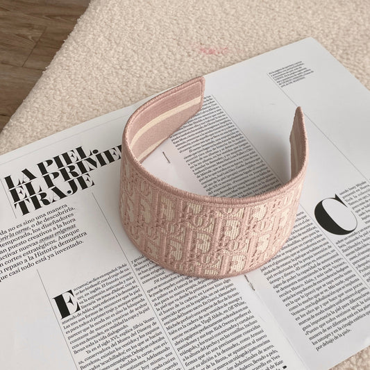 Dior D-oblique Headband Oblique Canvas - Leluxe Vintage Sdn. Bhd.