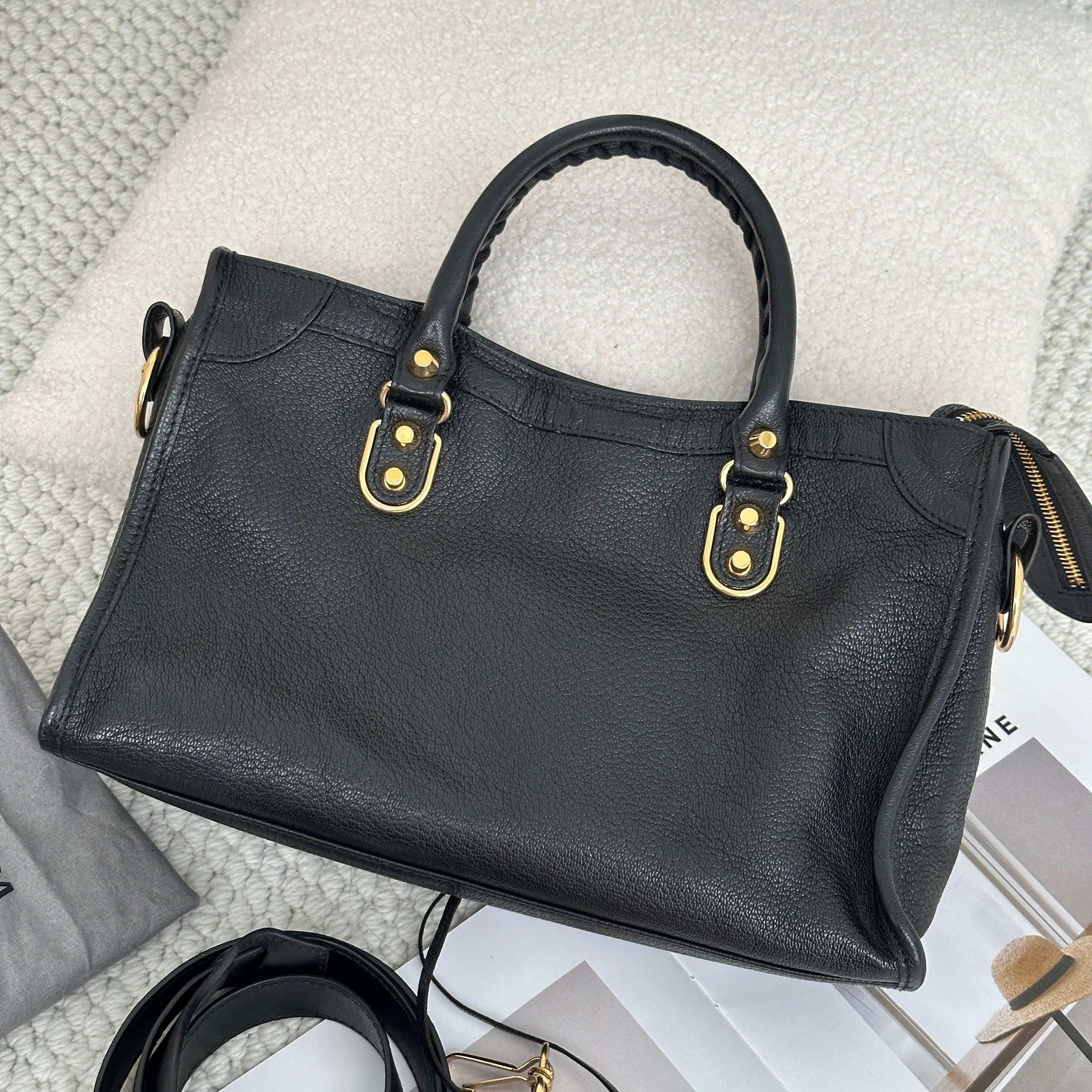 Balenciaga City Small Metallic Edge GHW - Leluxe Vintage Sdn. Bhd.