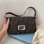Fendi Zucca Mamma Baguette - Leluxe Vintage Sdn. Bhd.