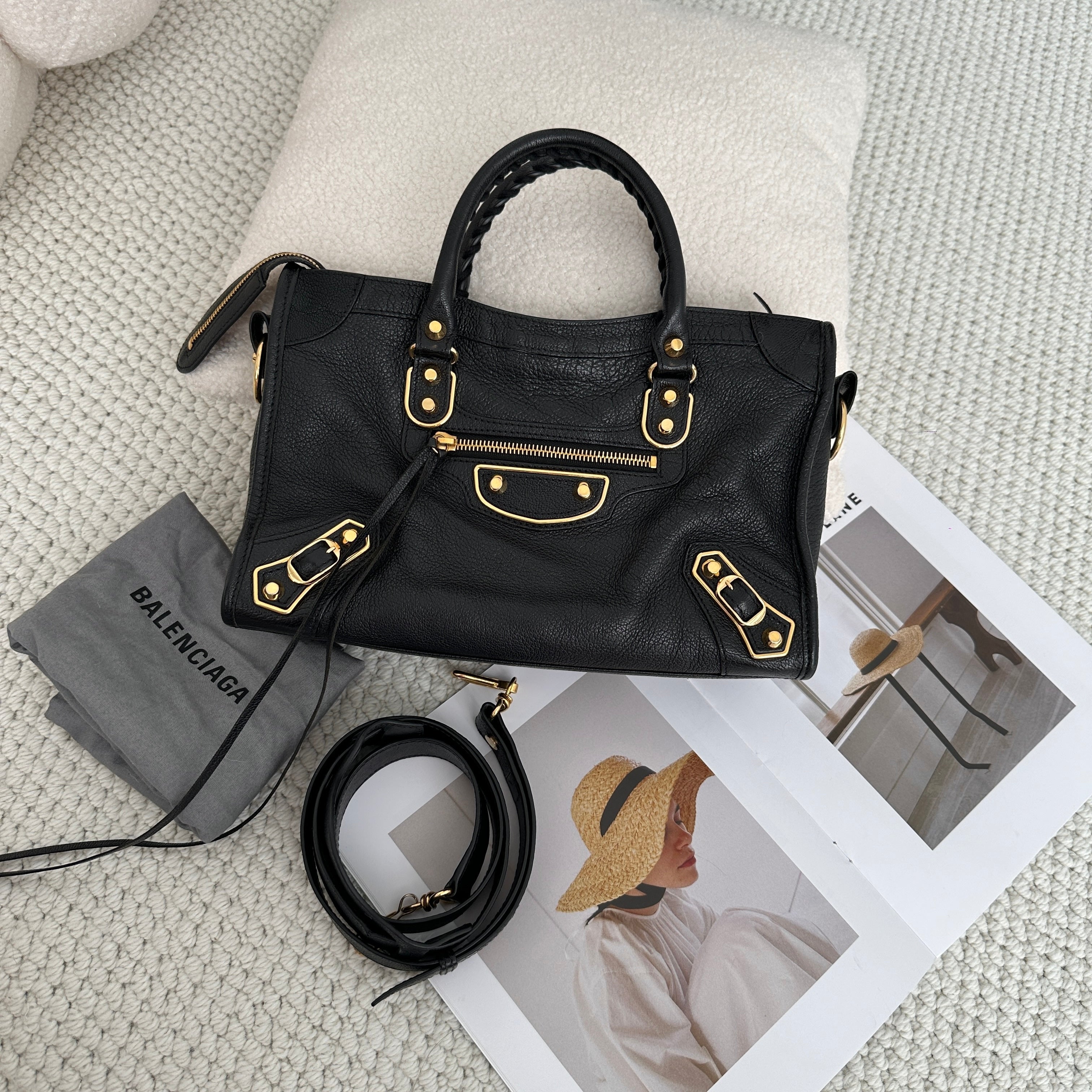 Balenciaga City Small Metallic Edge GHW - Leluxe Vintage Sdn. Bhd.