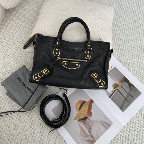Balenciaga City Small Metallic Edge GHW - Leluxe Vintage Sdn. Bhd.