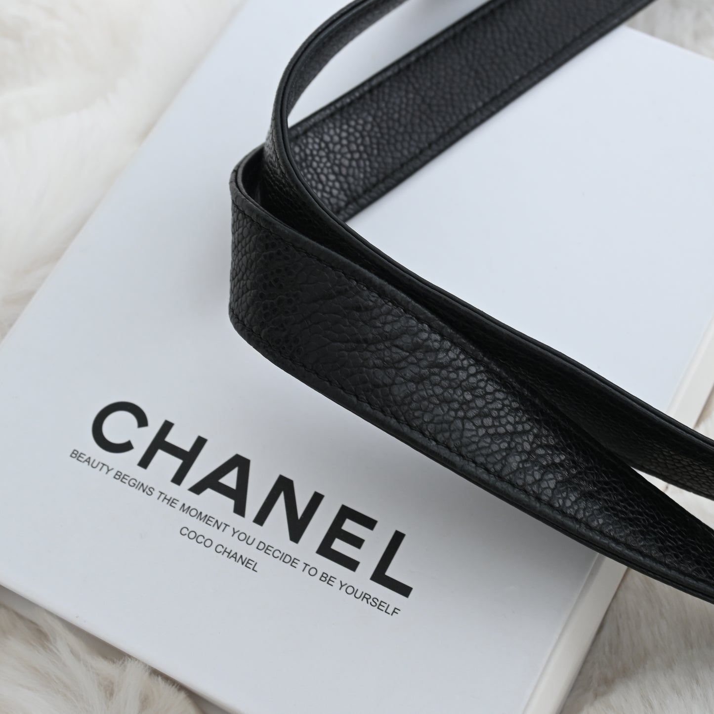 Chanel Triple CC Logo Chain Tote with Gold Ball