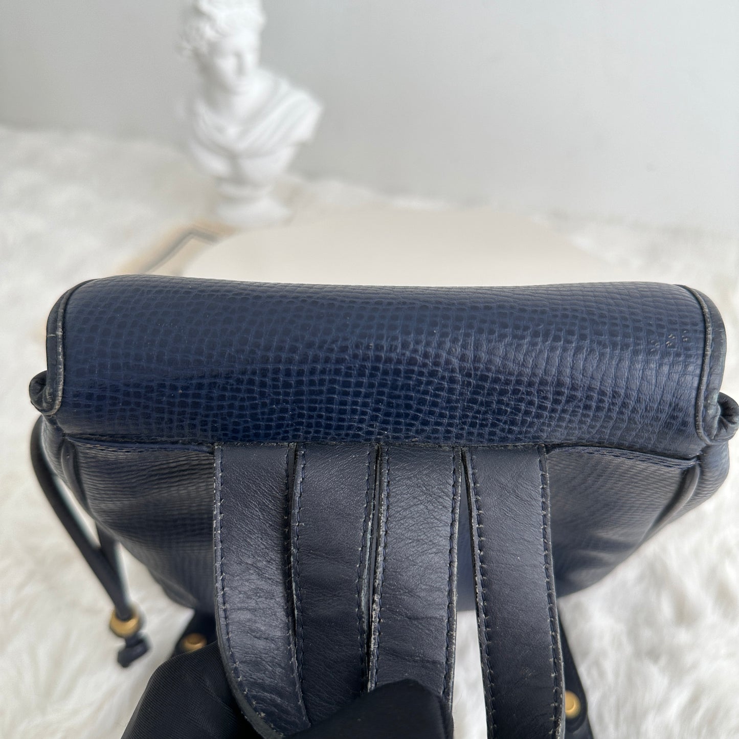 Vintage Dior Backpack in Navy