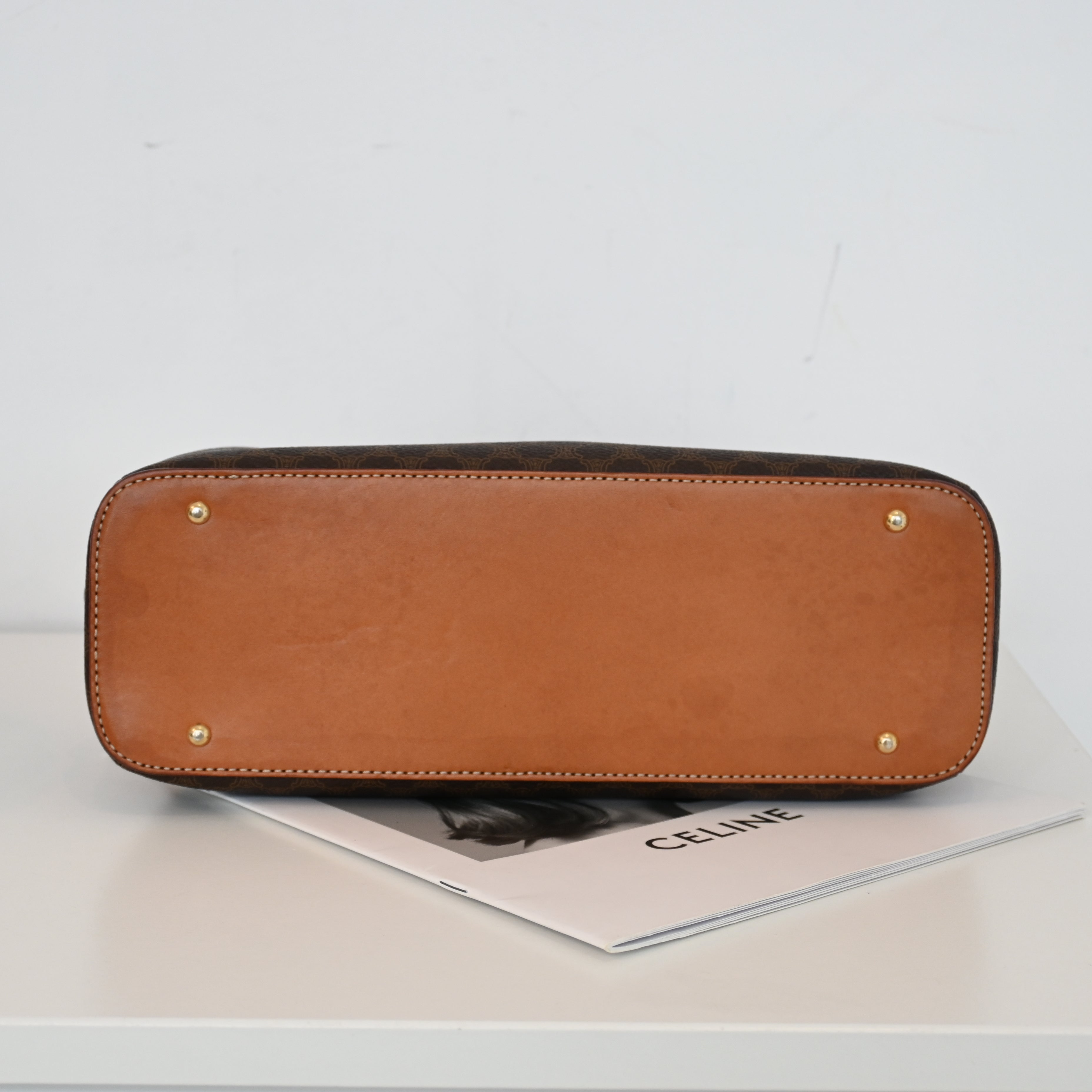 Celine Macadam Triomphe Dome Handbag - Leluxe Vintage Sdn. Bhd.