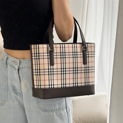 Burberry Nova Check Tote in beige