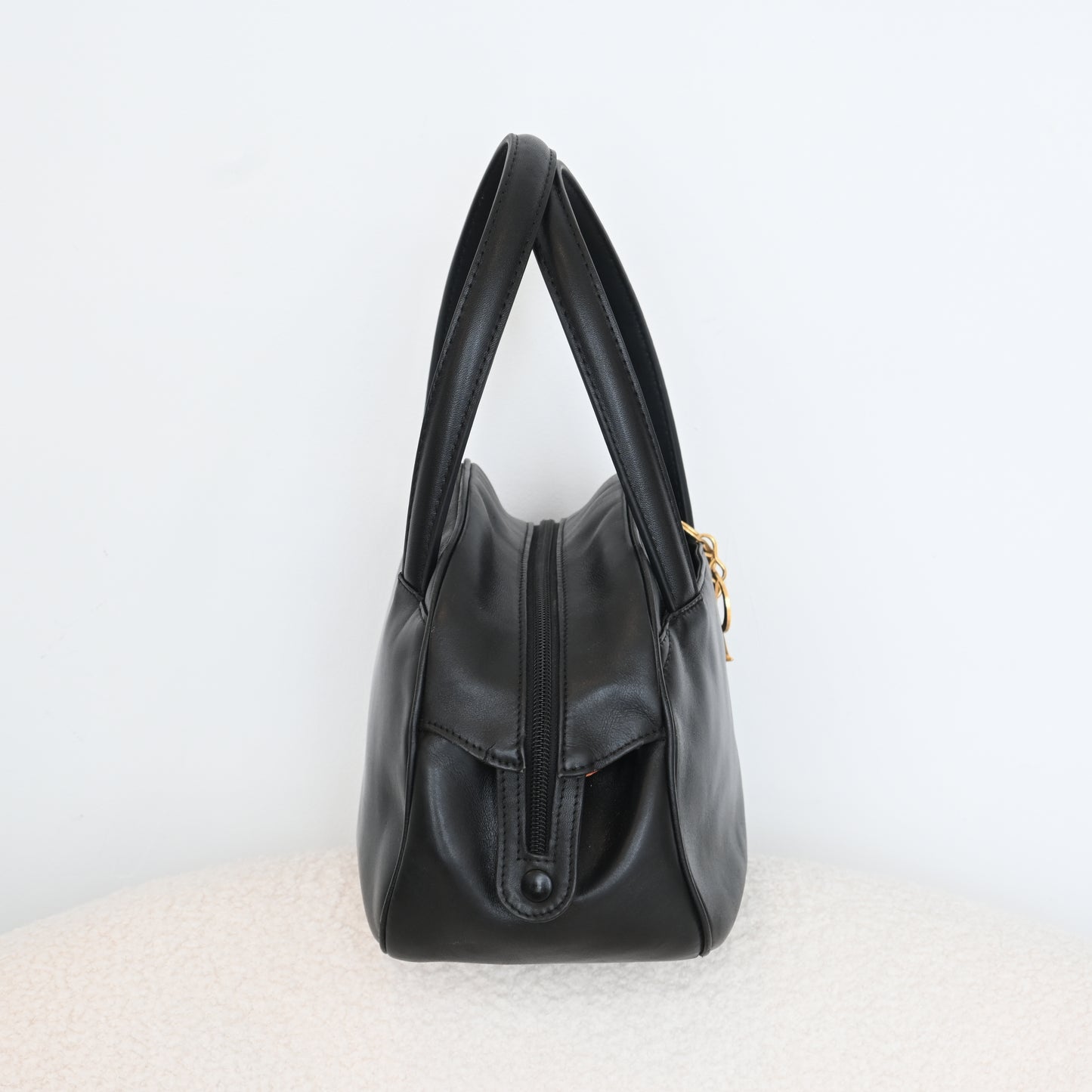 Christian Dior Bowling Bag with Dior Charm