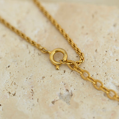 Christian Dior CD Rope Necklace