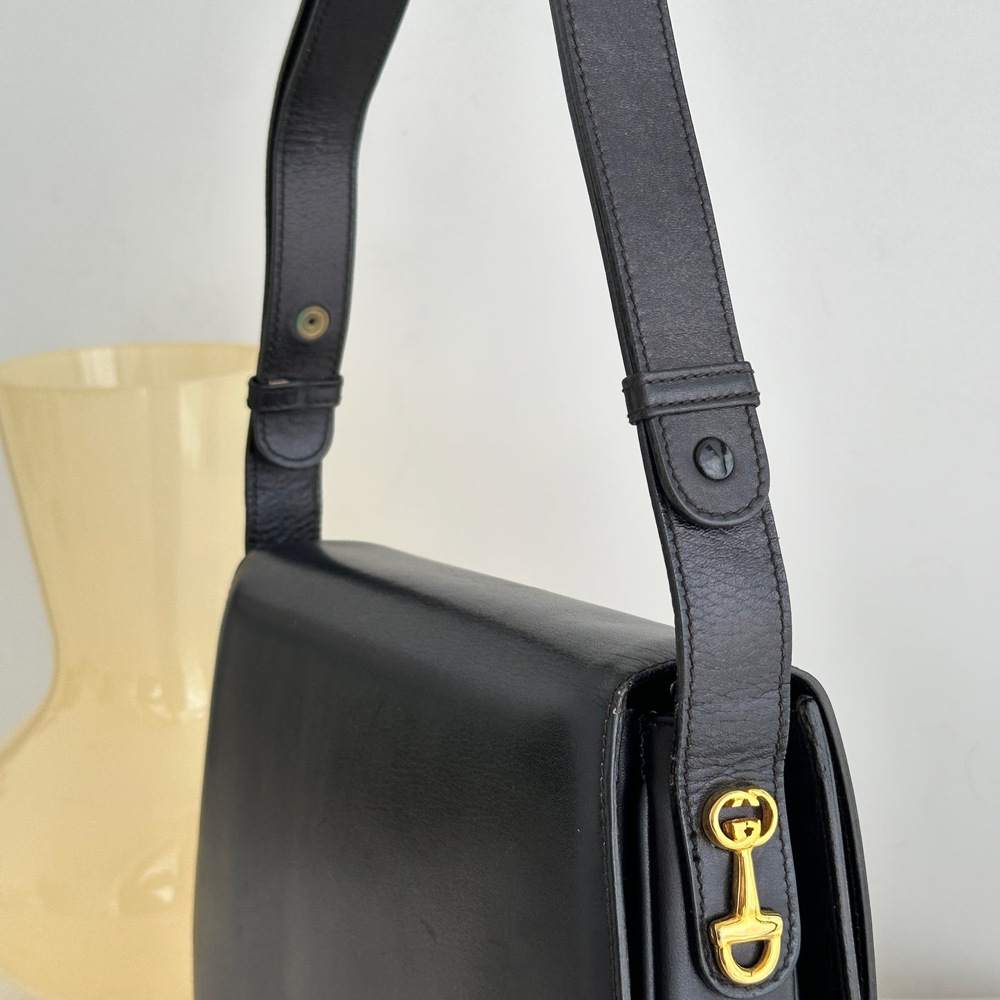 Old Gucci Saddle Shoulder Bag