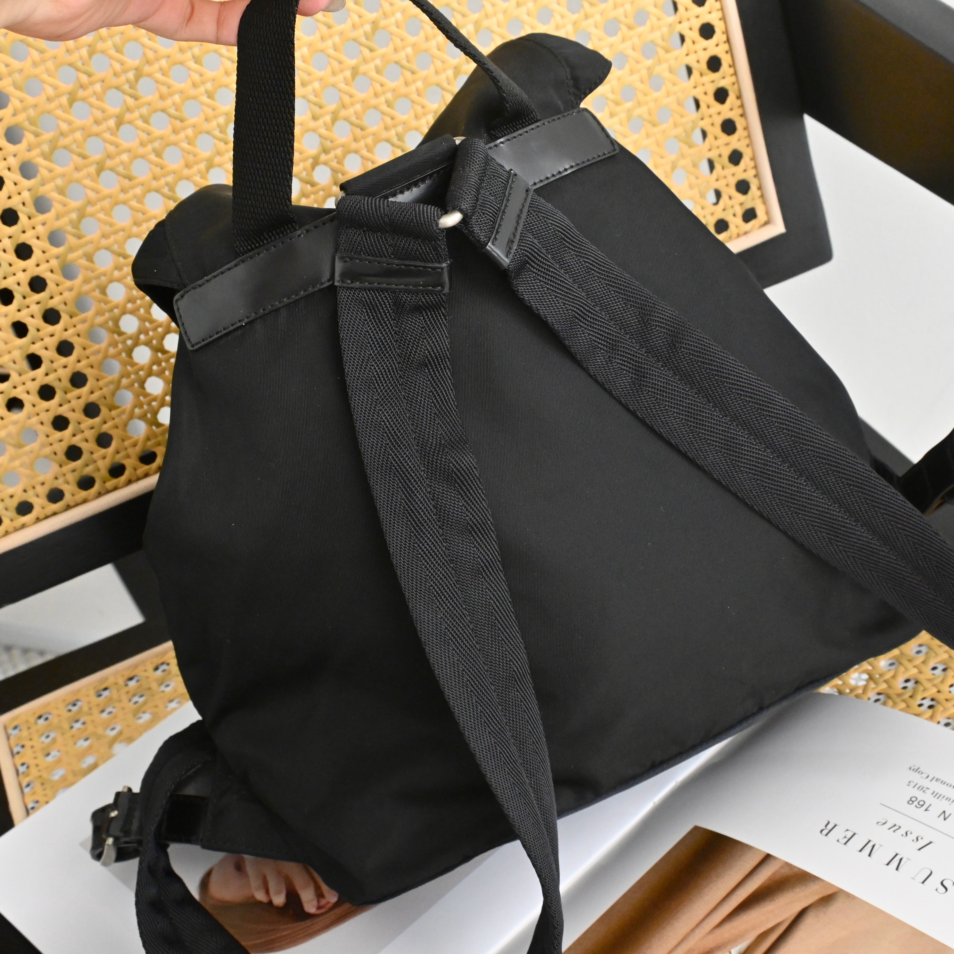 Prada Tessuto Nylon Backpack Small