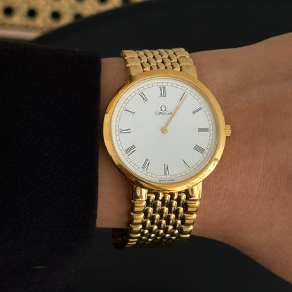 Omega De Ville Gold Chain