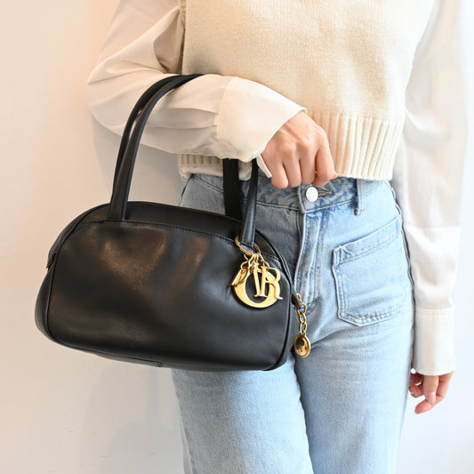Christian Dior Bowling Bag with Dior Charm