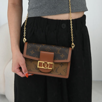 Louis Vuitton Monogram Reverse Portefeuille Dauphine WOC