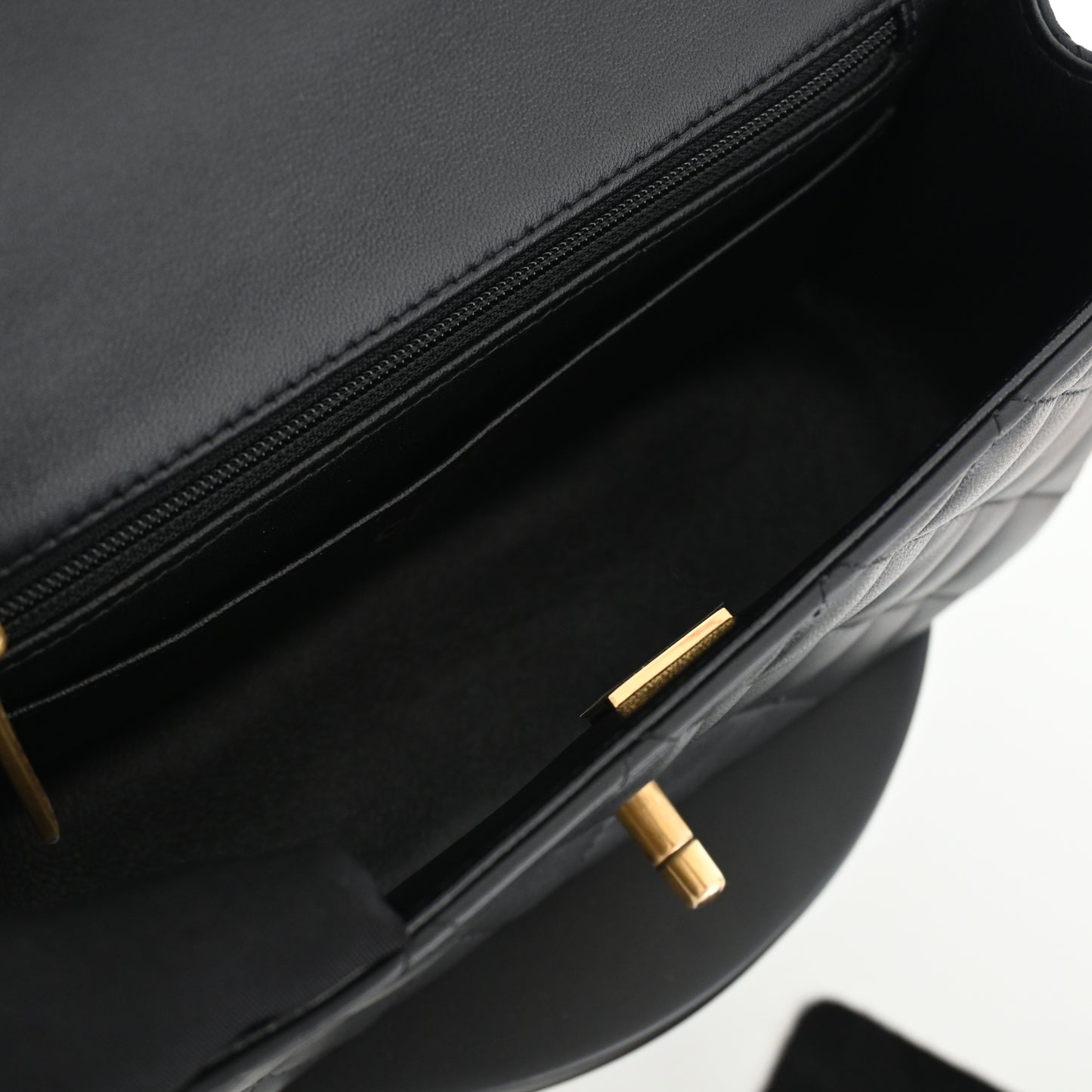 Chanel Mini Flap Top Handle Lambskin