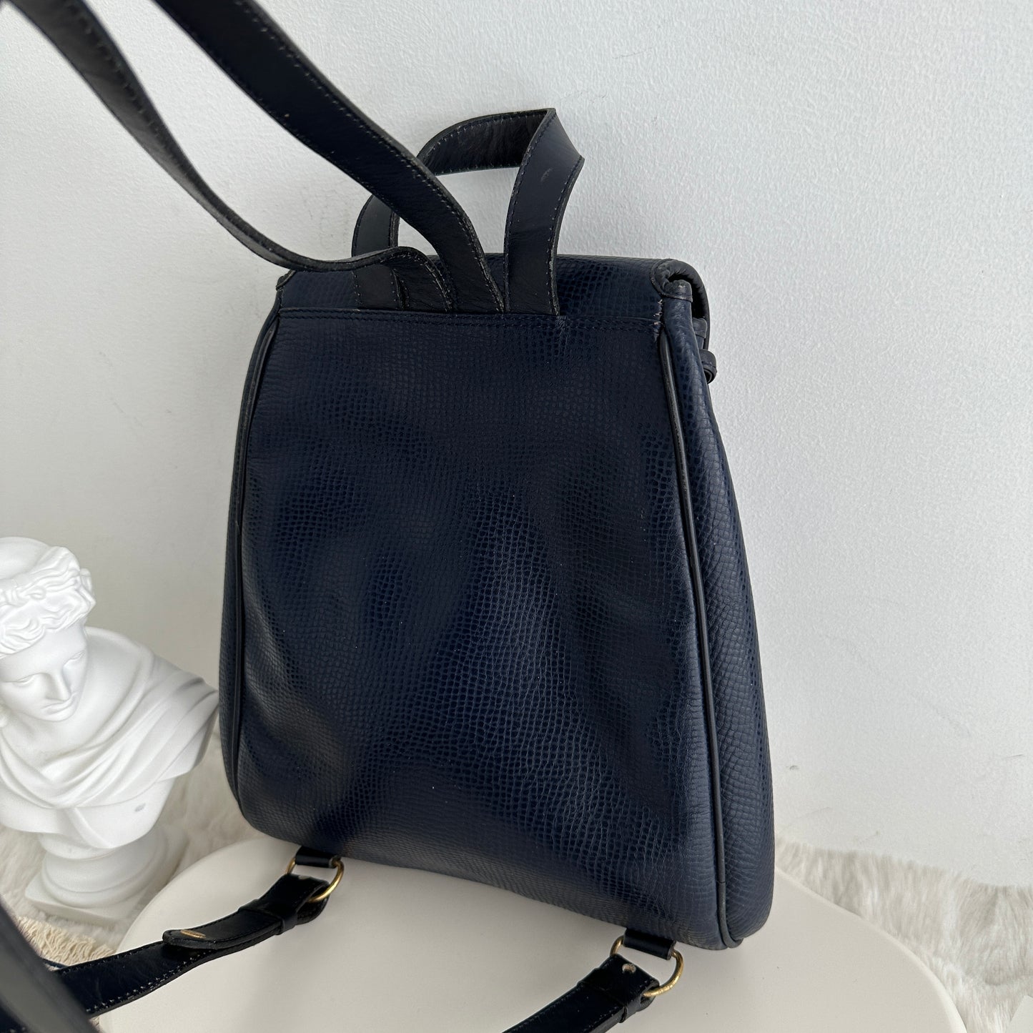 Vintage Dior Backpack in Navy