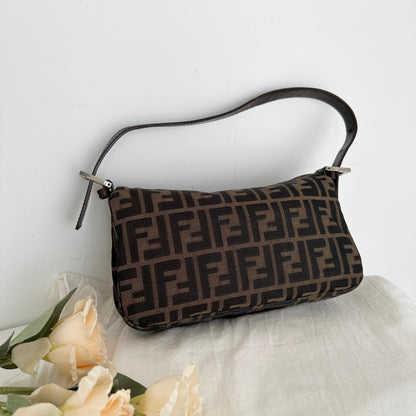 Fendi Zucca Mamma Baguette - Leluxe Vintage Sdn. Bhd.