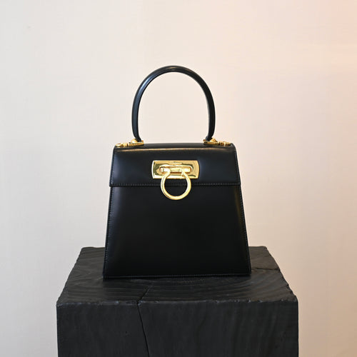 Salvatore Ferragamo Small Kelly Gancini - Leluxe Vintage Sdn. Bhd.