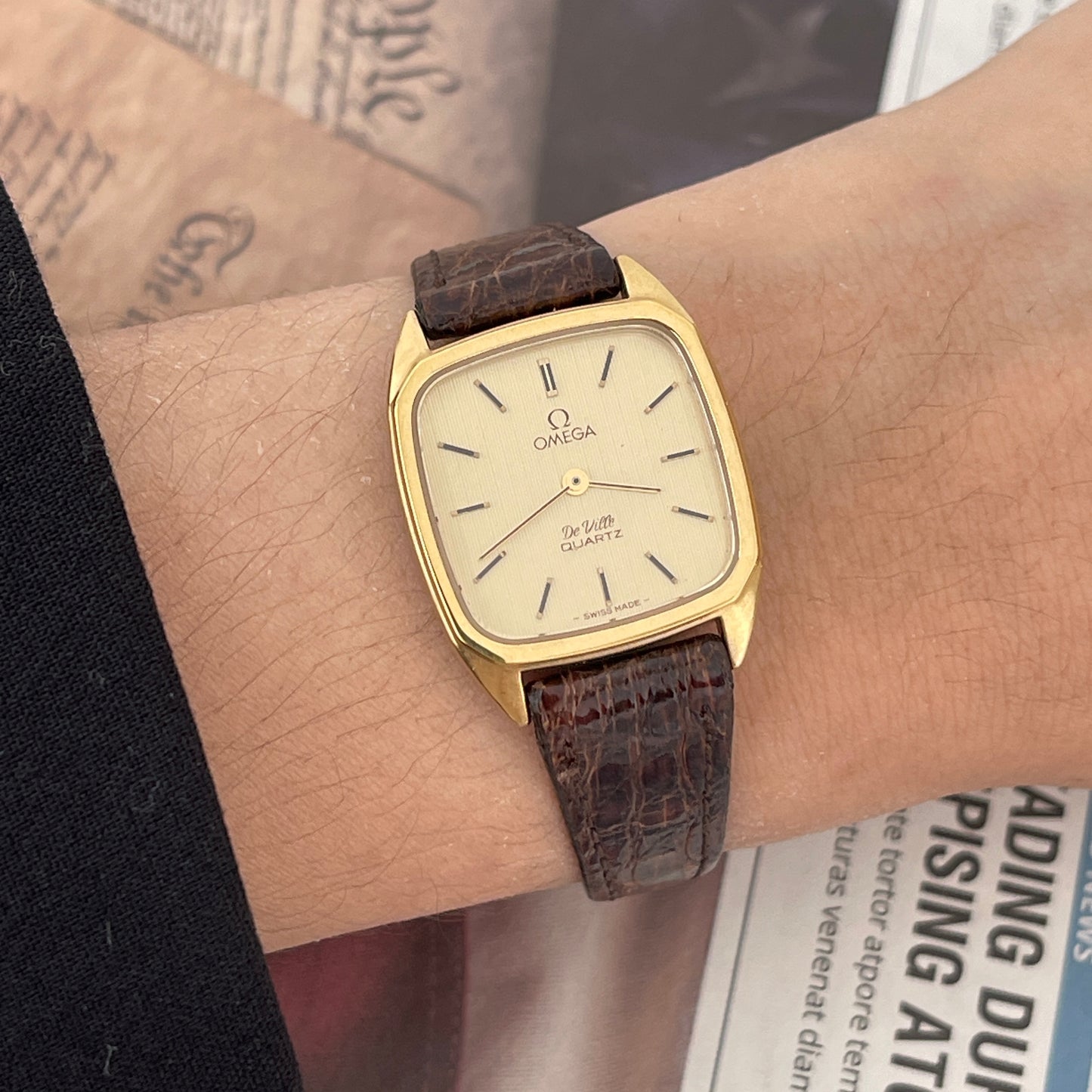 Omega De Ville Quartz Square Watch