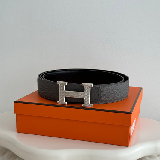 Hermes H Guilochee Belt Buckle