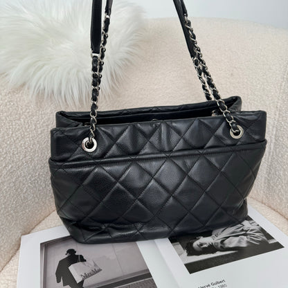 Chanel Caviar Timeless CC Shopping Tote