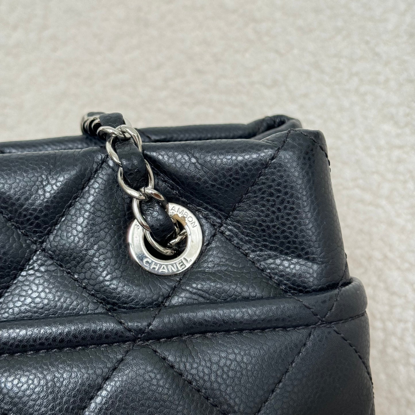 Chanel Caviar Timeless CC Shopping Tote