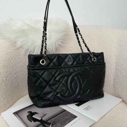 Chanel Caviar Timeless CC Shopping Tote