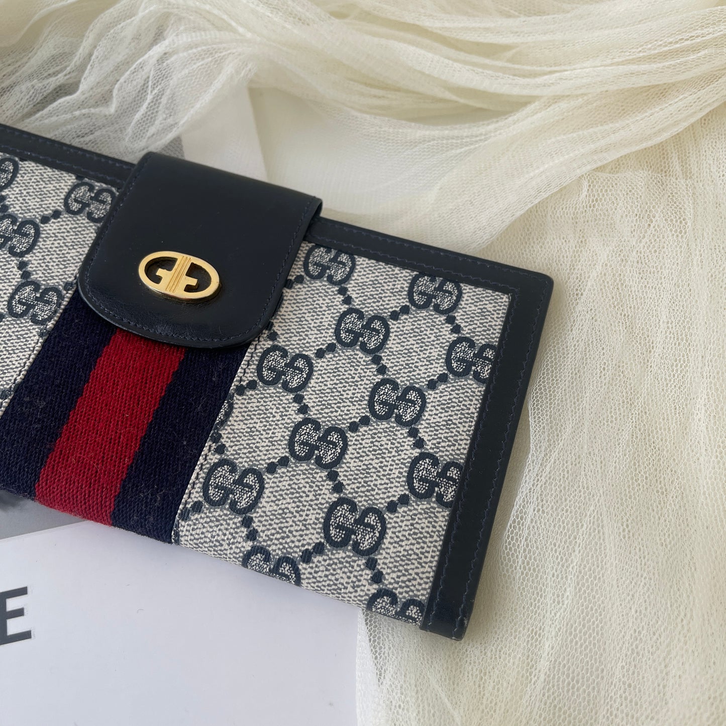 Gucci Navy Wallet