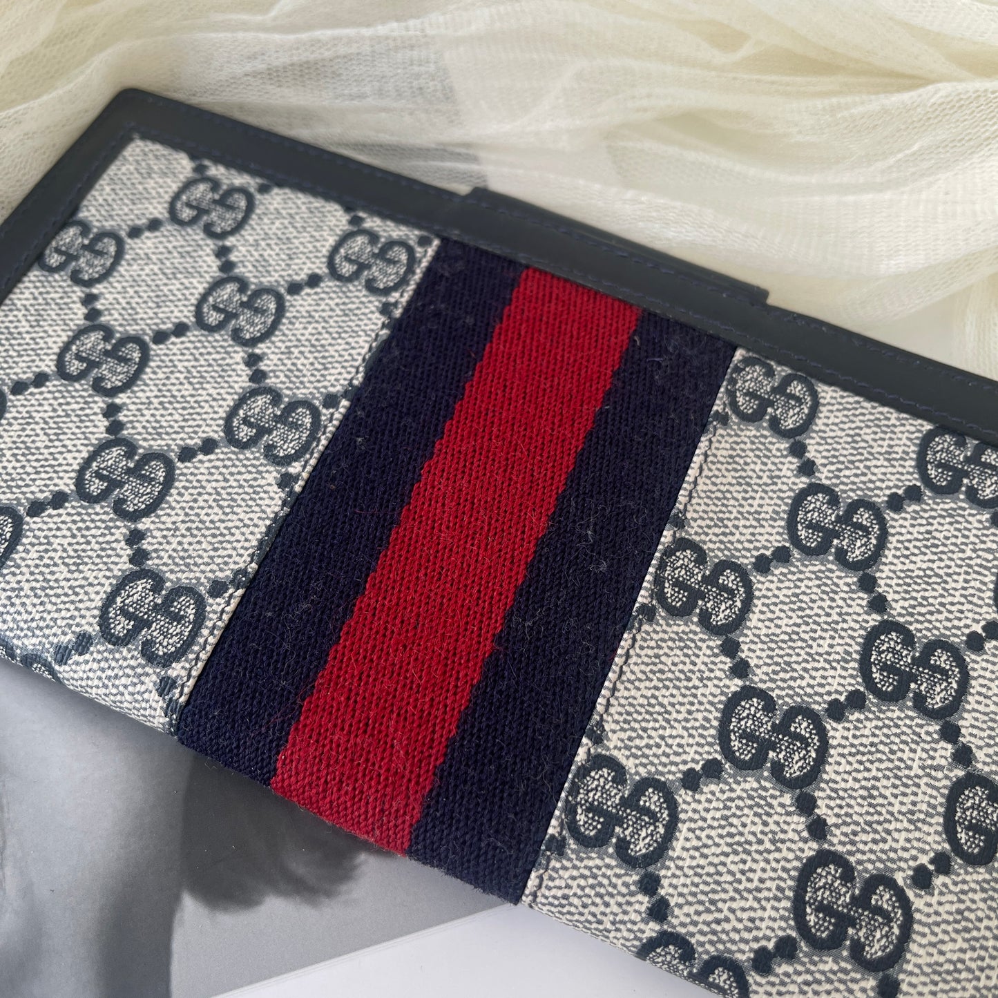 Gucci Navy Wallet