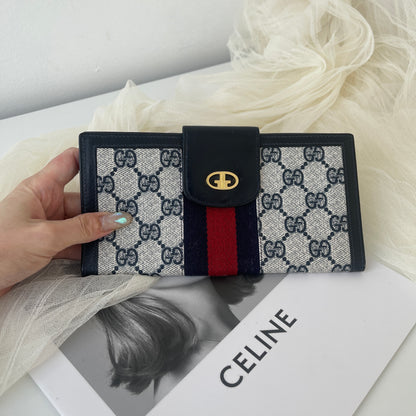 Gucci Navy Wallet